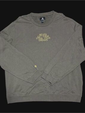 Converse x Wonka French Terry Crew Brown Sweatshirt
